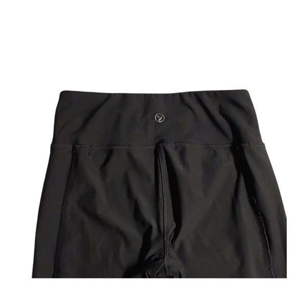 Vogo Athletica Cropped Yoga Pants Womens Size Small Gray Strappy Ankle Bottoms - Picture 6 of 8